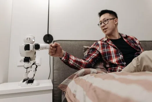 humanoid robot in smart home