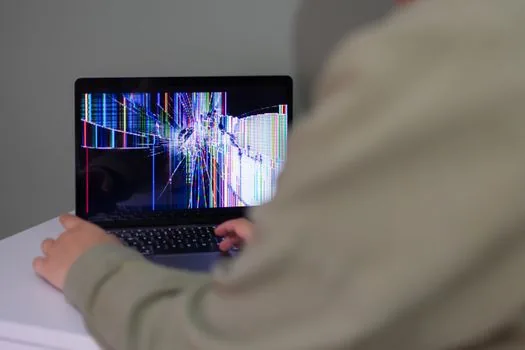Device Manager sensors and Windows Update screen on 2-in-1 laptop troubleshooting rotation