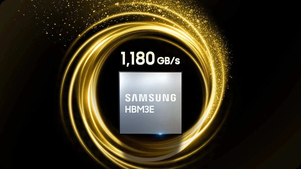 삼성반도체 HBM3E 속도 설명 이미지