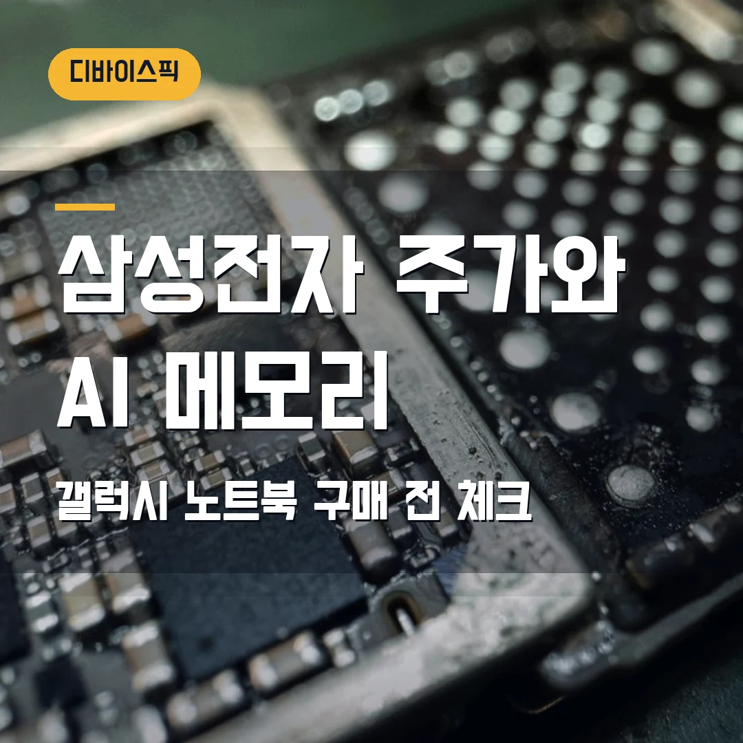 삼성전자 주가 검색 급증 2026 — AI 메모리·갤럭시 구매 전 먼저 볼 기준