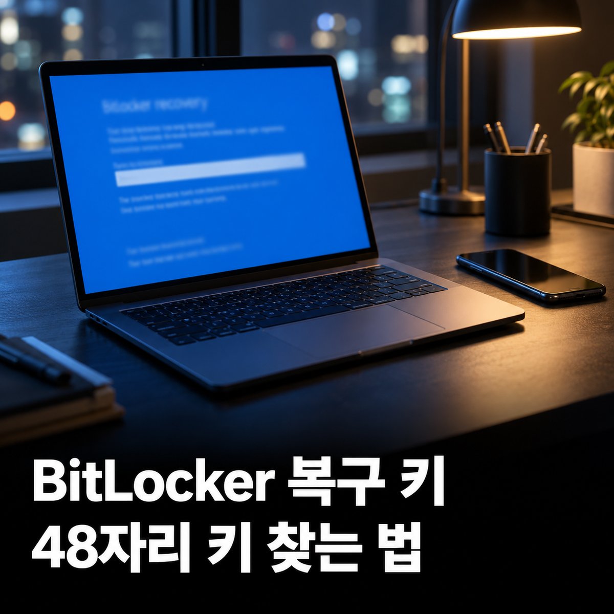 BitLocker 복구 키 찾는 법, 파란 화면에서 48자리 키를 묻을 때 Microsoft 계정에서 확인하기