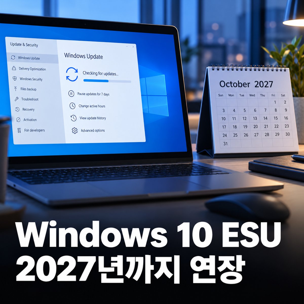 Windows 10 ESU 2027년 10월 12일까지 연장, 등록 확인과 Windows 11 전환 판단