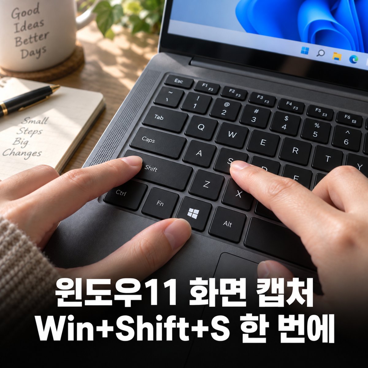 Windows 11 화면 캡처, Win+Shift+S와 캡처 도구 차이·저장 위치